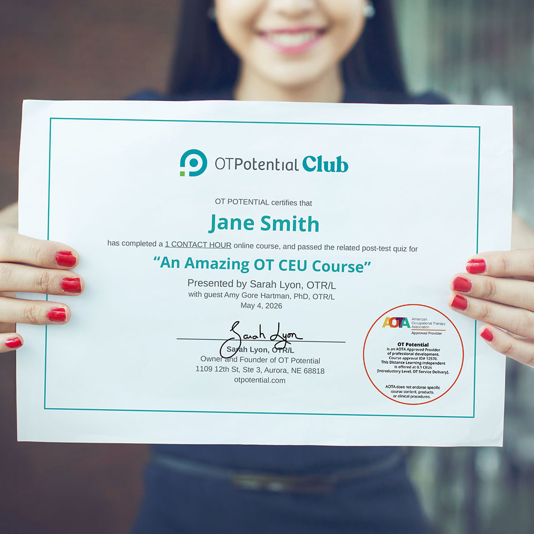 CEU Certificate Example