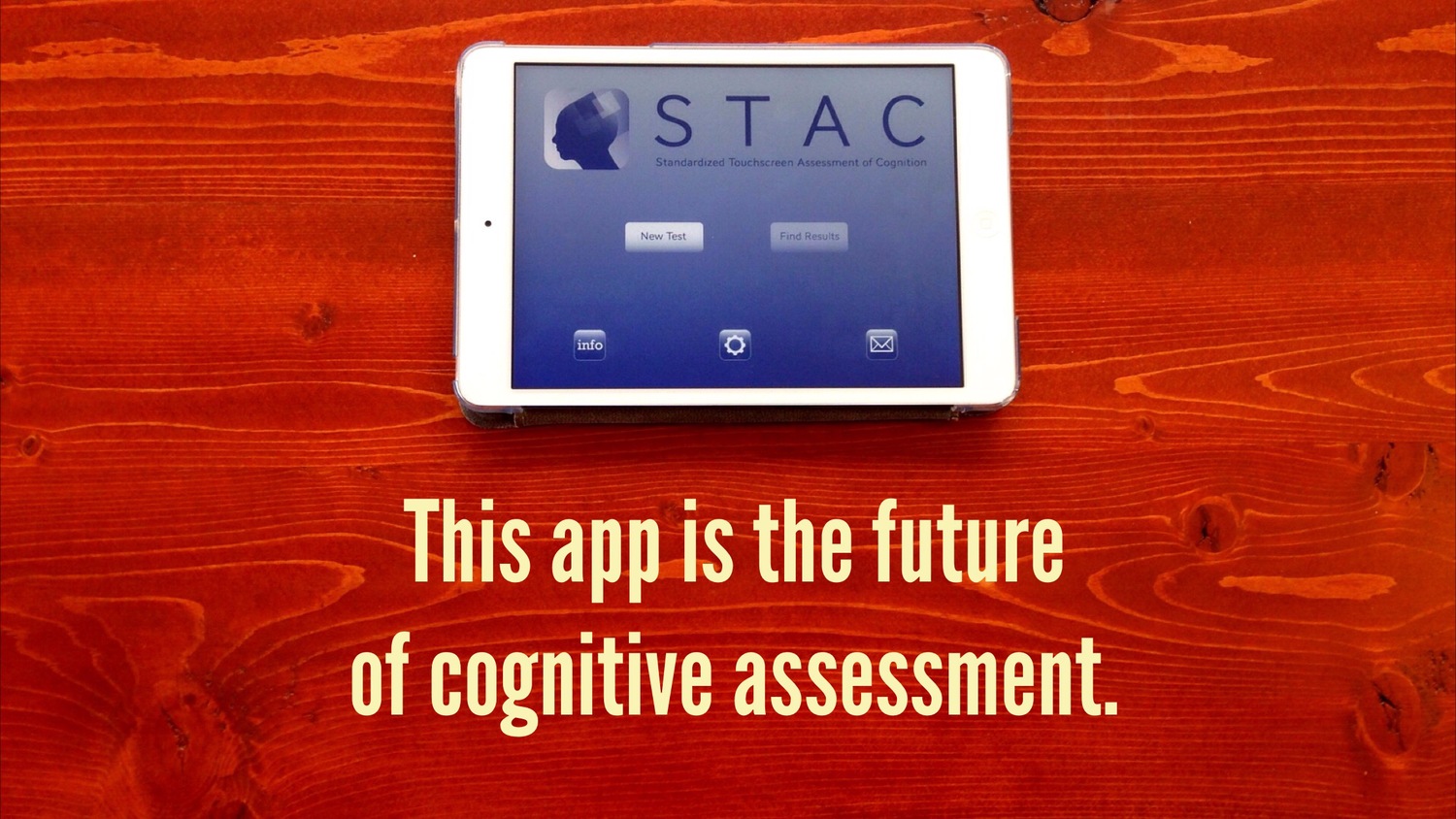 STAC: Cognitive Assessment App for the iPad