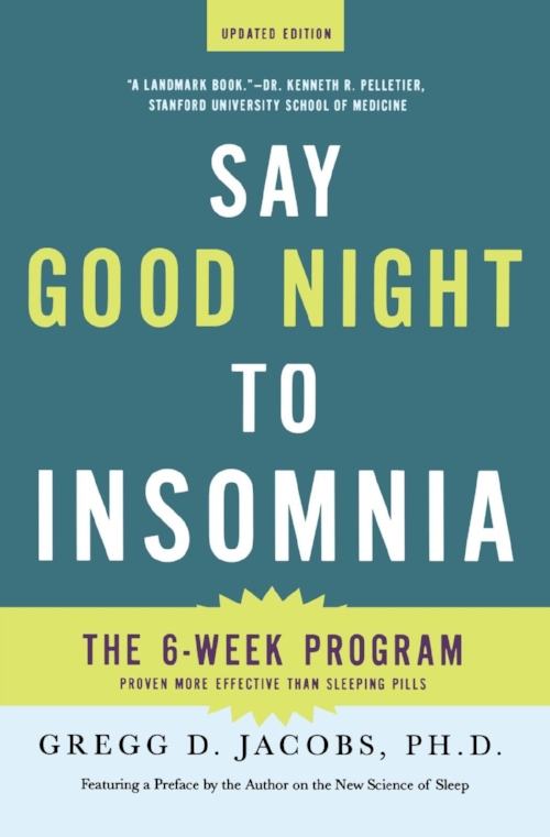 One of the books available to help OTs with sleep treatment.
