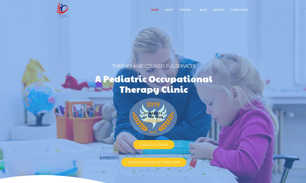 2019 Best OT Website: Therapy and Counseling Services