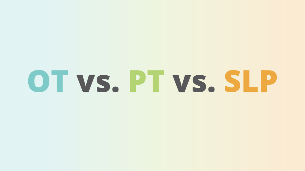 If you are curious to learn about the differences and similarities between occupational therapy vs physical therapy vs speech therapy, this guide if for you! Here you will find how OT vs. PT. vs SLP compare in their definitions, salaries, niches, history and more!