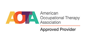 AOTA Approved Provider of occupational therapy continuing education (CEUs)