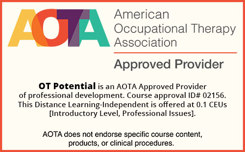 This course on Self-Advocacy in OT is AOTA approved!