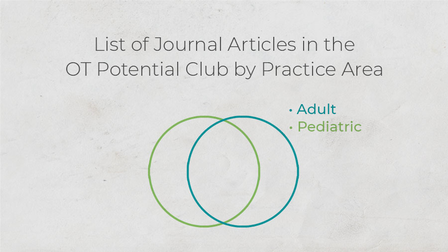 Research in the OT Potential Club