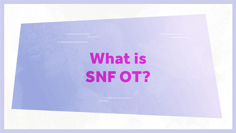 What is SNF Occupational Therapy (OT)?