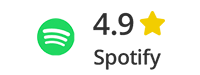 4.9 Spotify rating