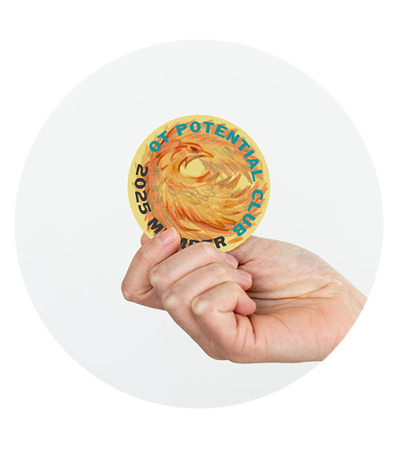 OT Potential Club 2025 Member Sticker